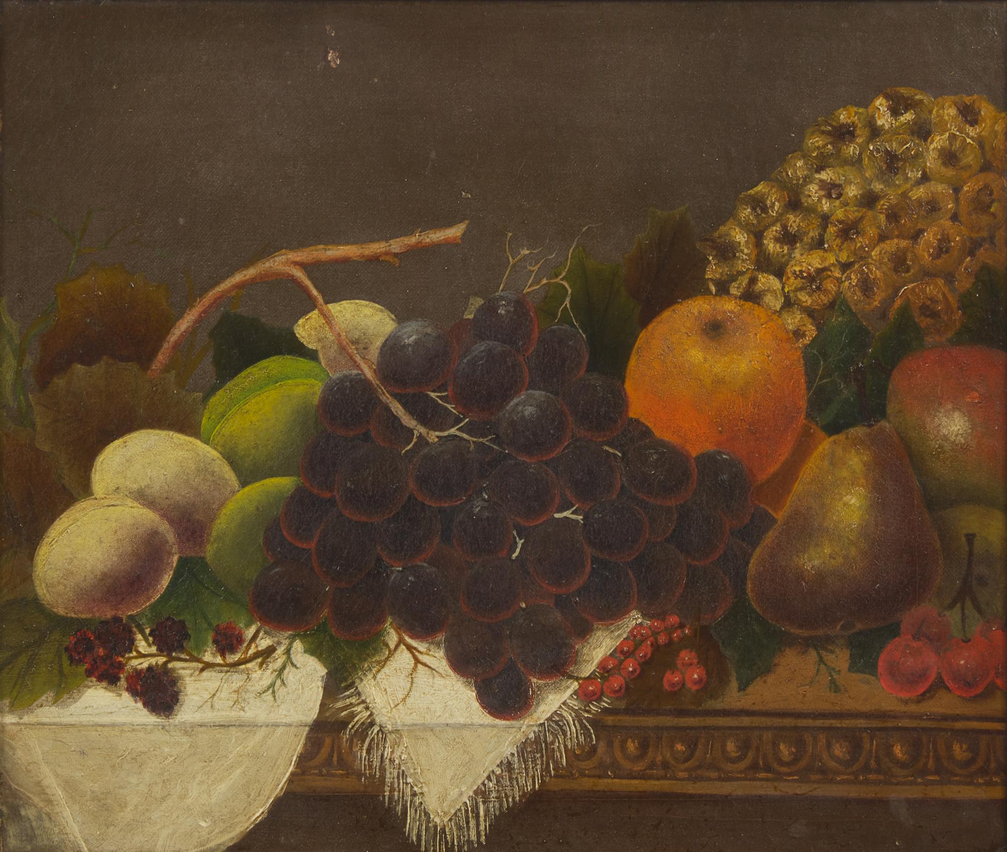 English School 19th Century, A Pair: Still Lifes with Fruit , Dated "1898”