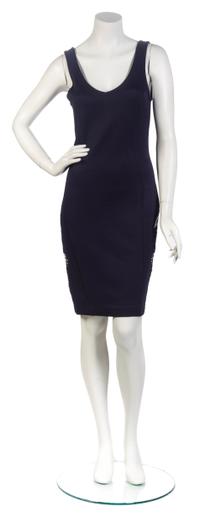 A Rifat Ozbek Purple Knit Dress, Size 6.
