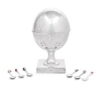 A Brazilian Silver-Plate Caviar Server