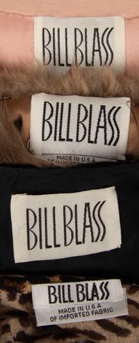 Group of Bill Blass Items: Three Fur-Trimmed Ensembles and a Blouse, 1980-90s