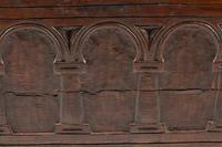 A Renaissance Revival Oak and Walnut Coffer