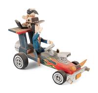 Carved Navajo Locomotive and Hot Rod