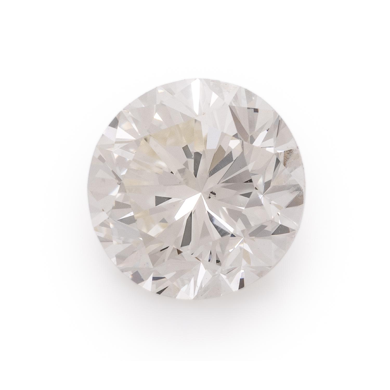 An Unmounted Round Brilliant Cut Diamond