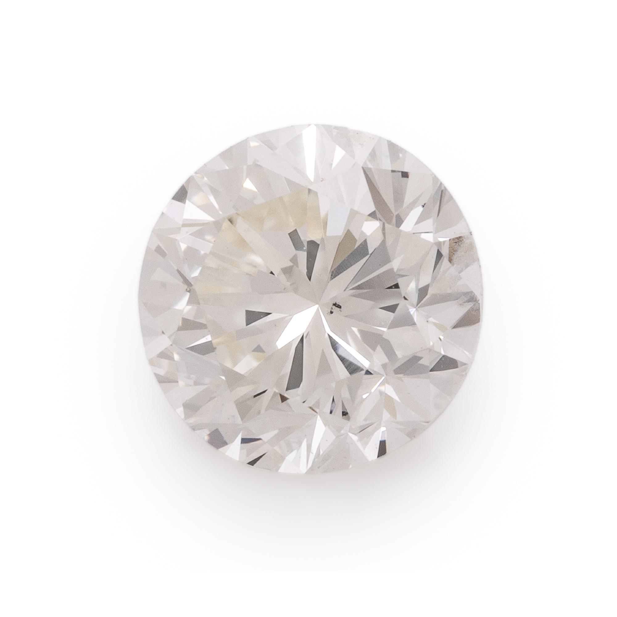 An Unmounted Round Brilliant Cut Diamond