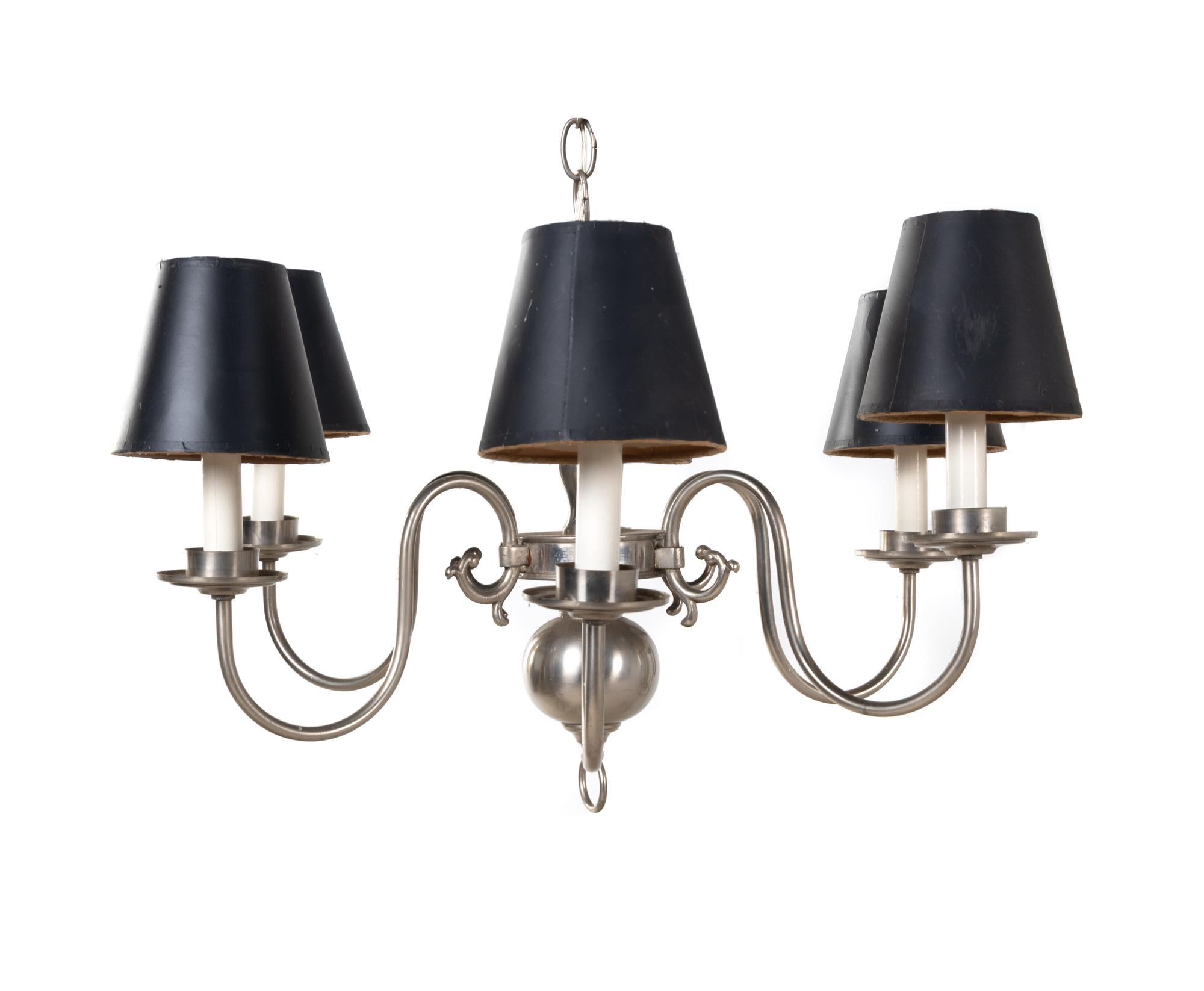 A Flemish Baroque Style Six-Light Chandelier