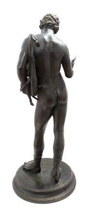 A Grand Tour Bronze Figure of Narcissus (Late 19th/Early 20th Century)