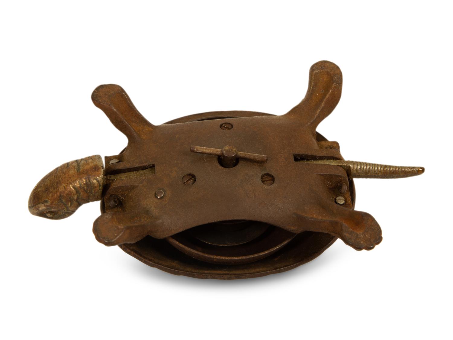 Three Iron Tortoise Desk Bells