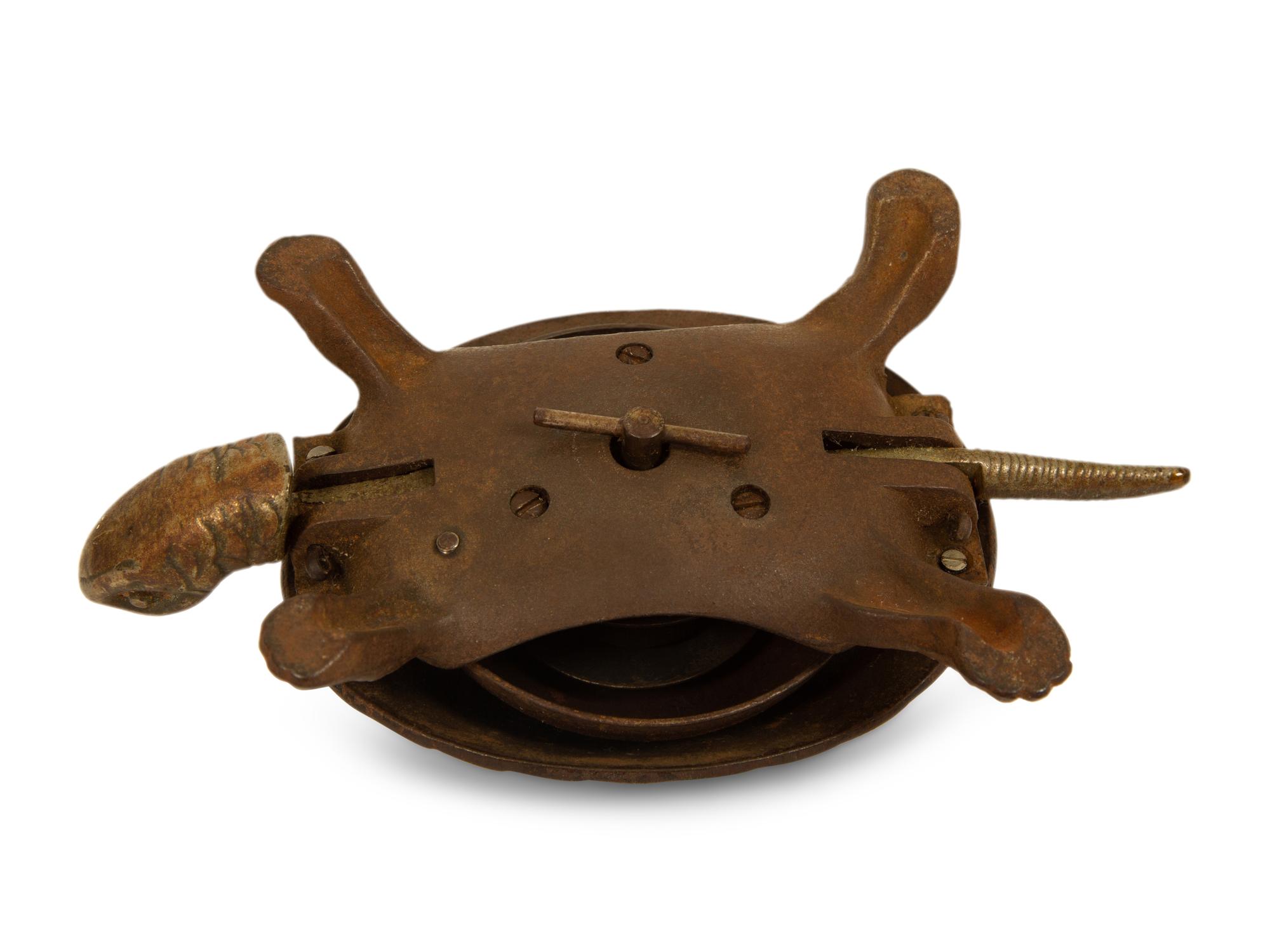 Three Iron Tortoise Desk Bells