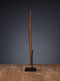 Ho Chunk Decorated Wood Pelt Stretcher