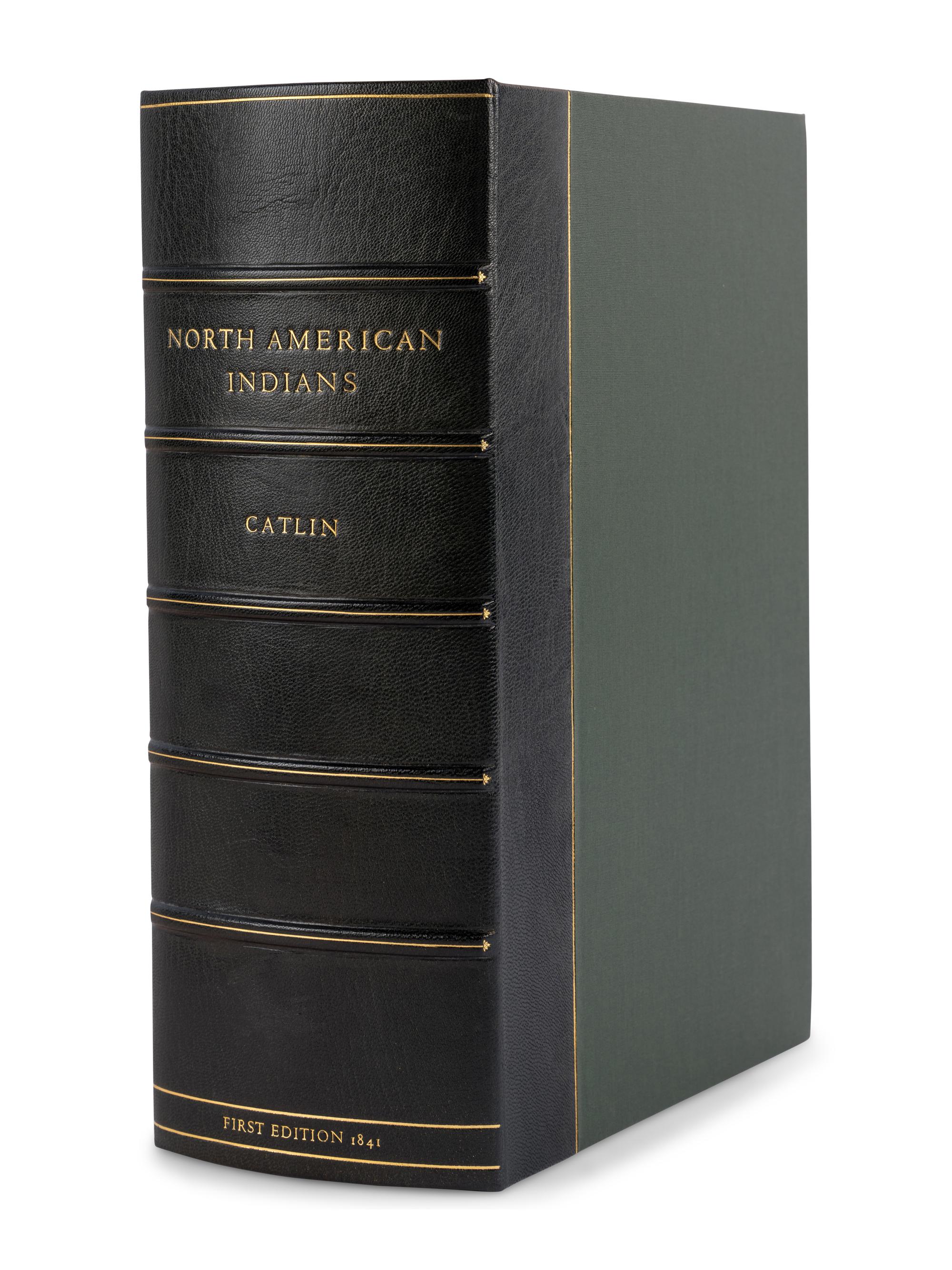 CATLIN, George (1796-1872). Letters and Notes on the Manners, Customs, and Condition of the North American Indians . London: Published by the Author, 1841.