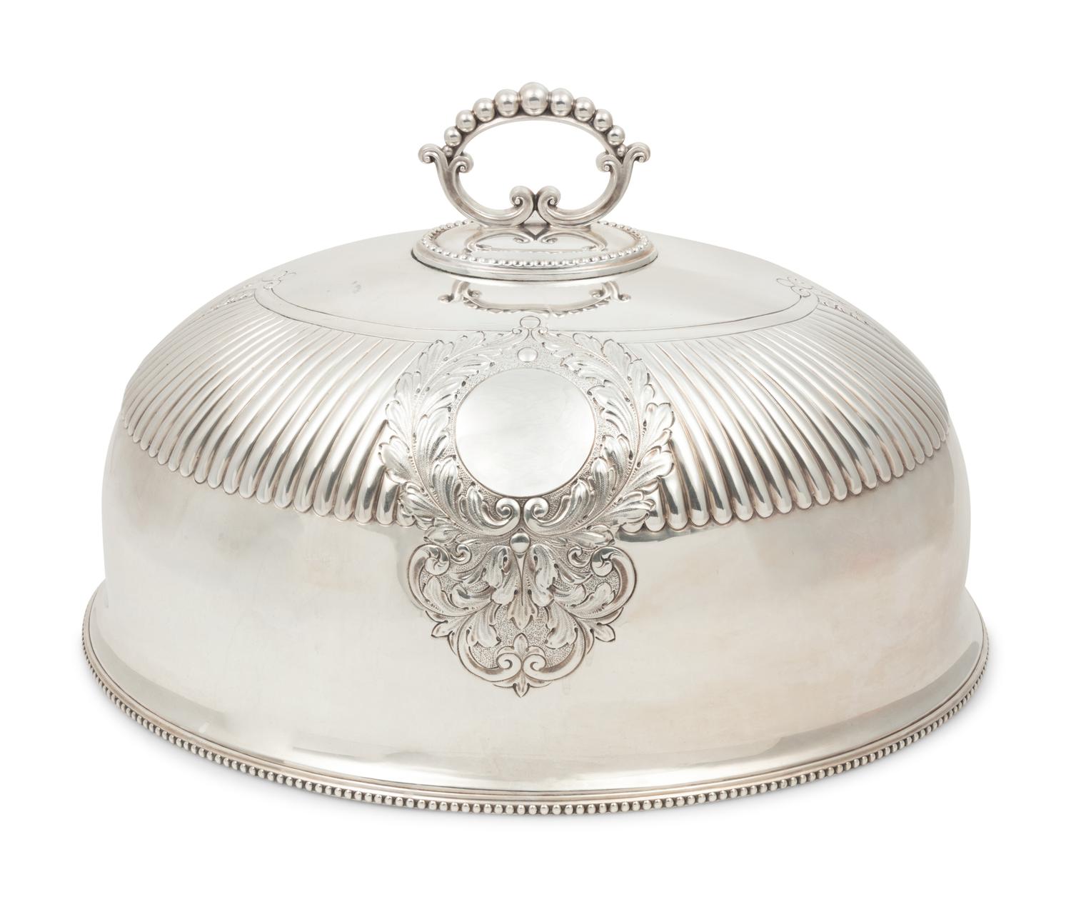 An English Silver-Plate Cloche