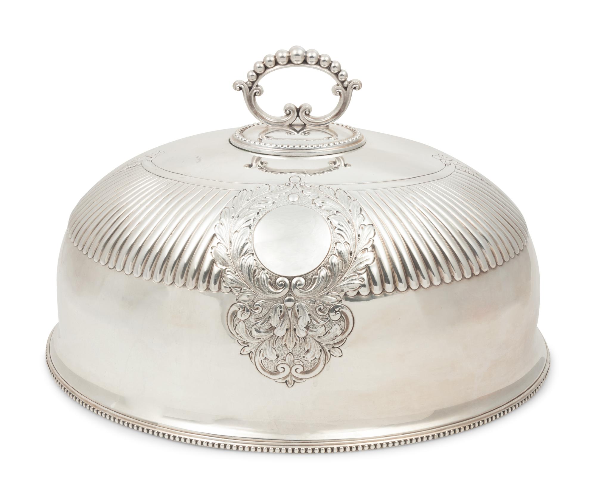 An English Silver-Plate Cloche
