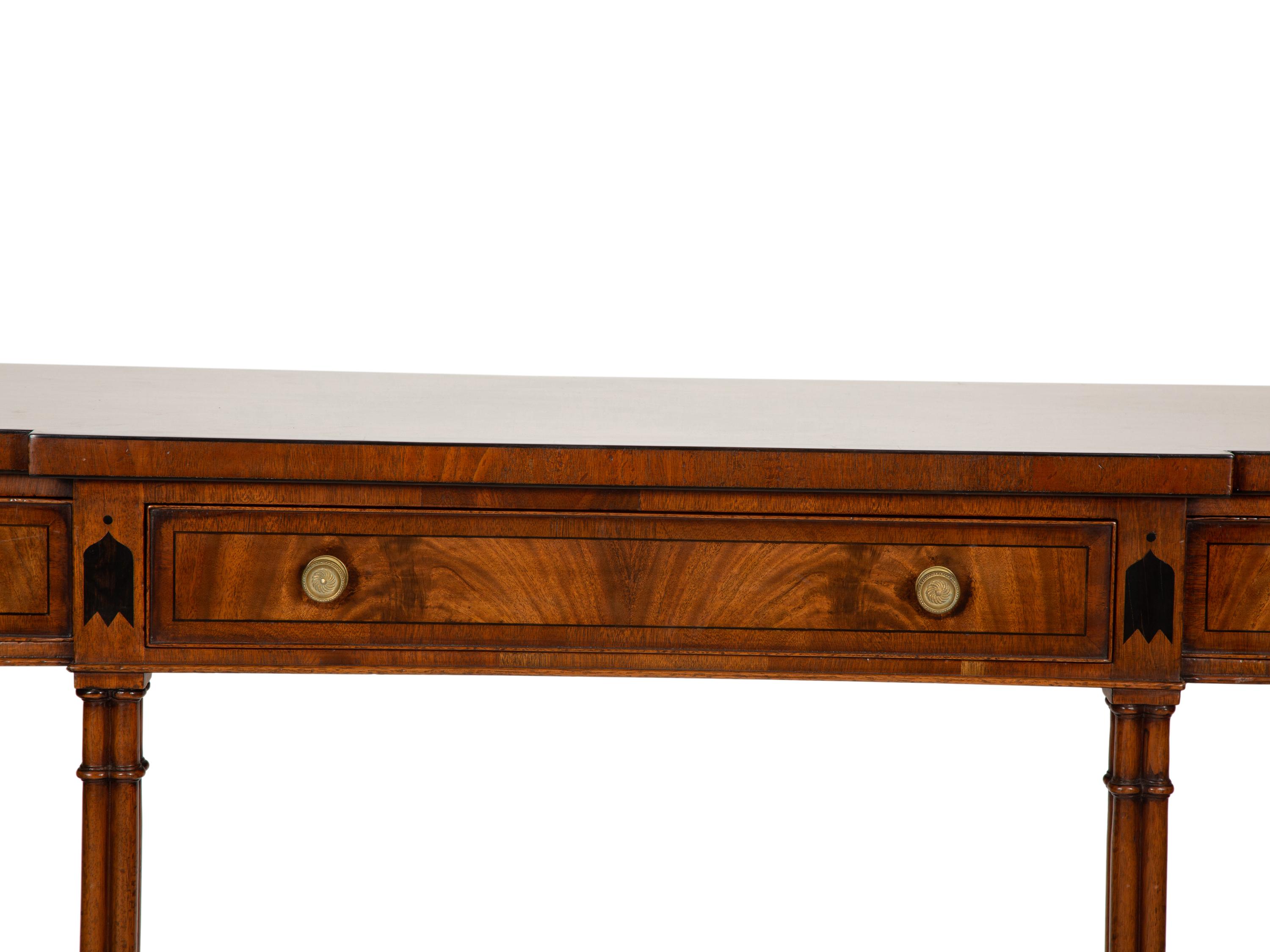 A Regency Style Mahogany Console Table