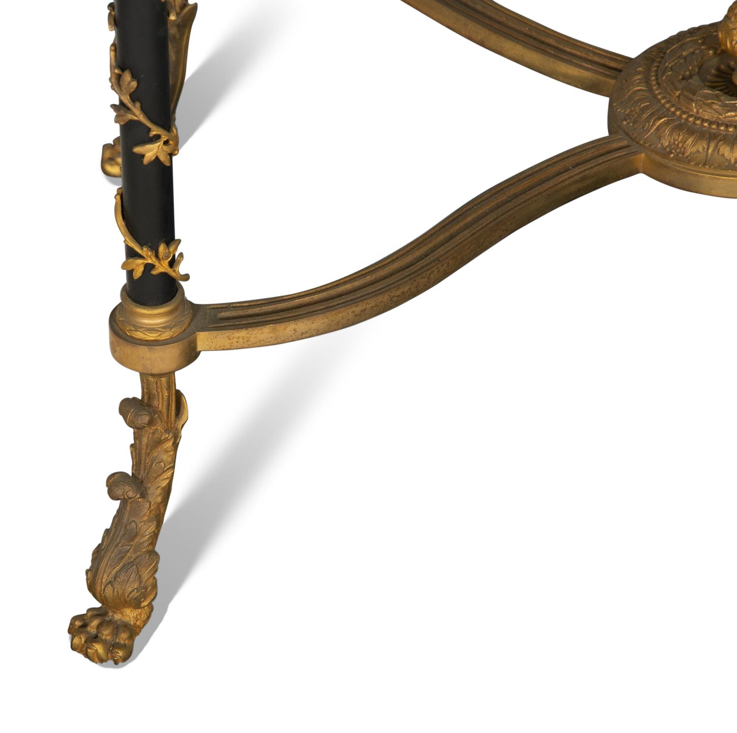 A French Gilt Bronze Mounted Ebonized Side Table
