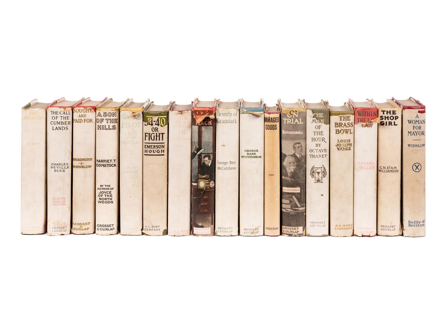 [PUBLISHER'S TRADE BINDINGS] -- [BINDINGS - 20th CENTURY DUST JACKETS] -- A group of 17 works in original dust jackets, comprising: