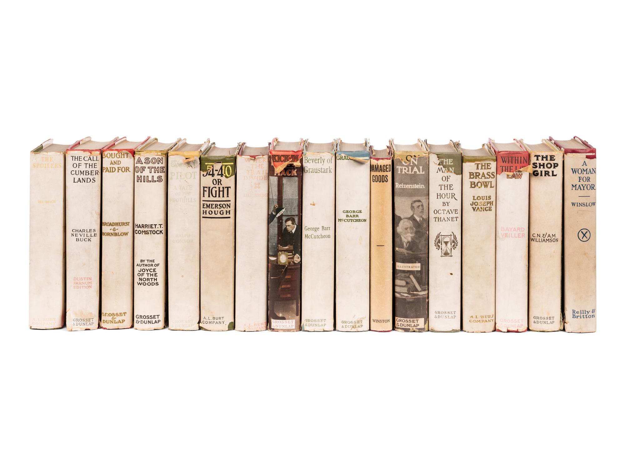 [PUBLISHER'S TRADE BINDINGS] -- [BINDINGS - 20th CENTURY DUST JACKETS] -- A group of 17 works in original dust jackets, comprising: