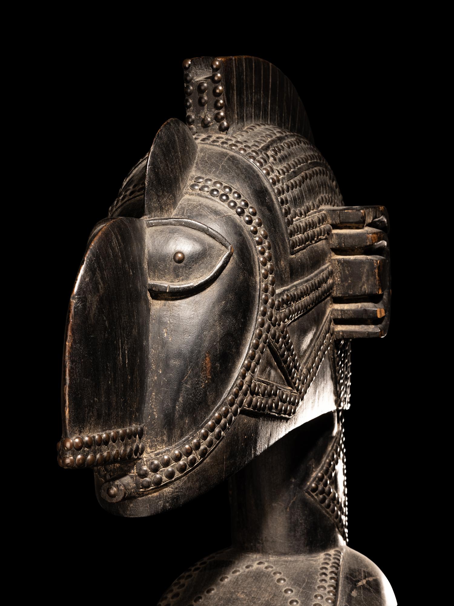 A Baga Wood Nimba Mask or Headdress