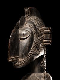 A Baga Wood Nimba Mask or Headdress
