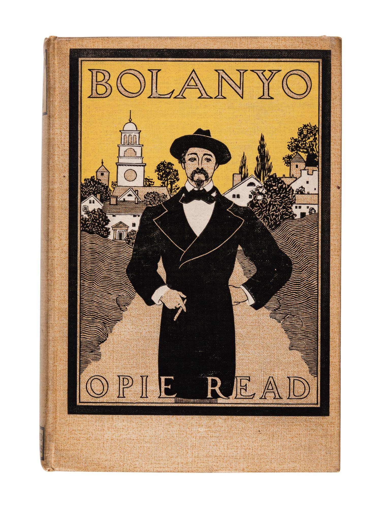 [PUBLISHER'S TRADE BINDING - AMERICAN] -- [PARRISH, Maxfield (1870-1966), designer]. READ, Opie Percival (1852-1939). Bolanyo . Chicago: Way & Williams, 1897.
