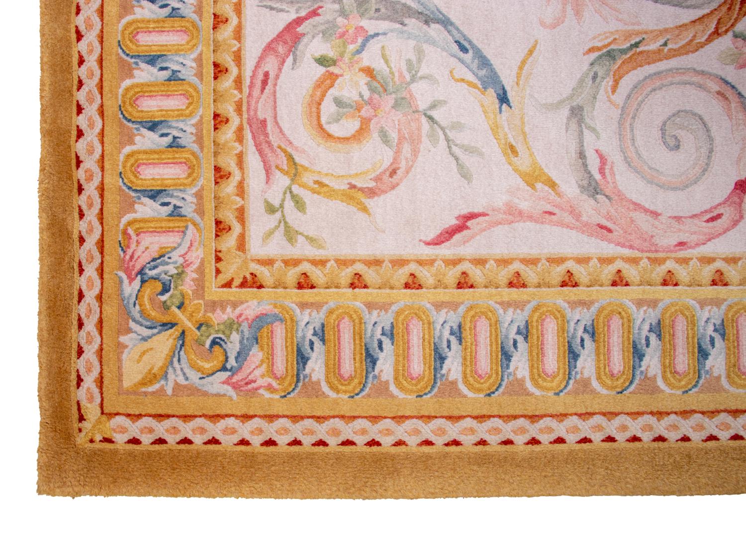 An Aubusson Style Wool Rug