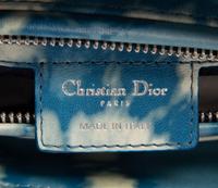 Christian Dior Blue Tie-Dye Effect Small Lady Dior Bag, 2011