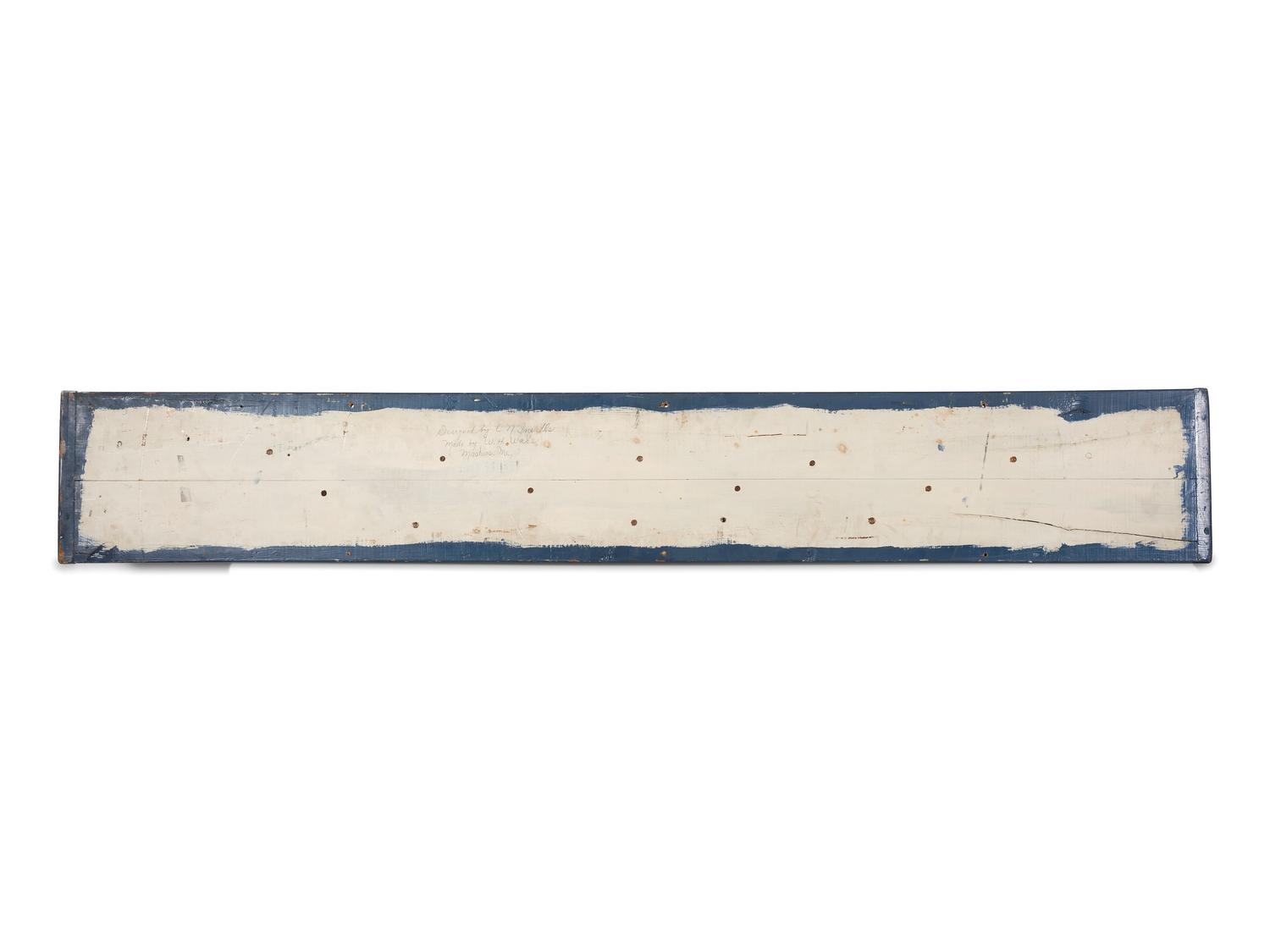 A Mounted Half Hull Model