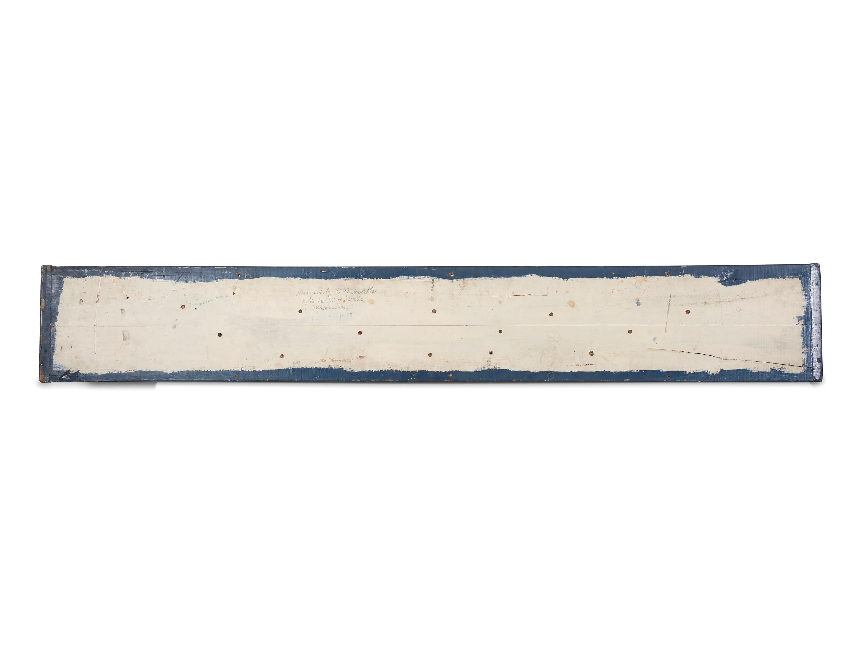 A Mounted Half Hull Model