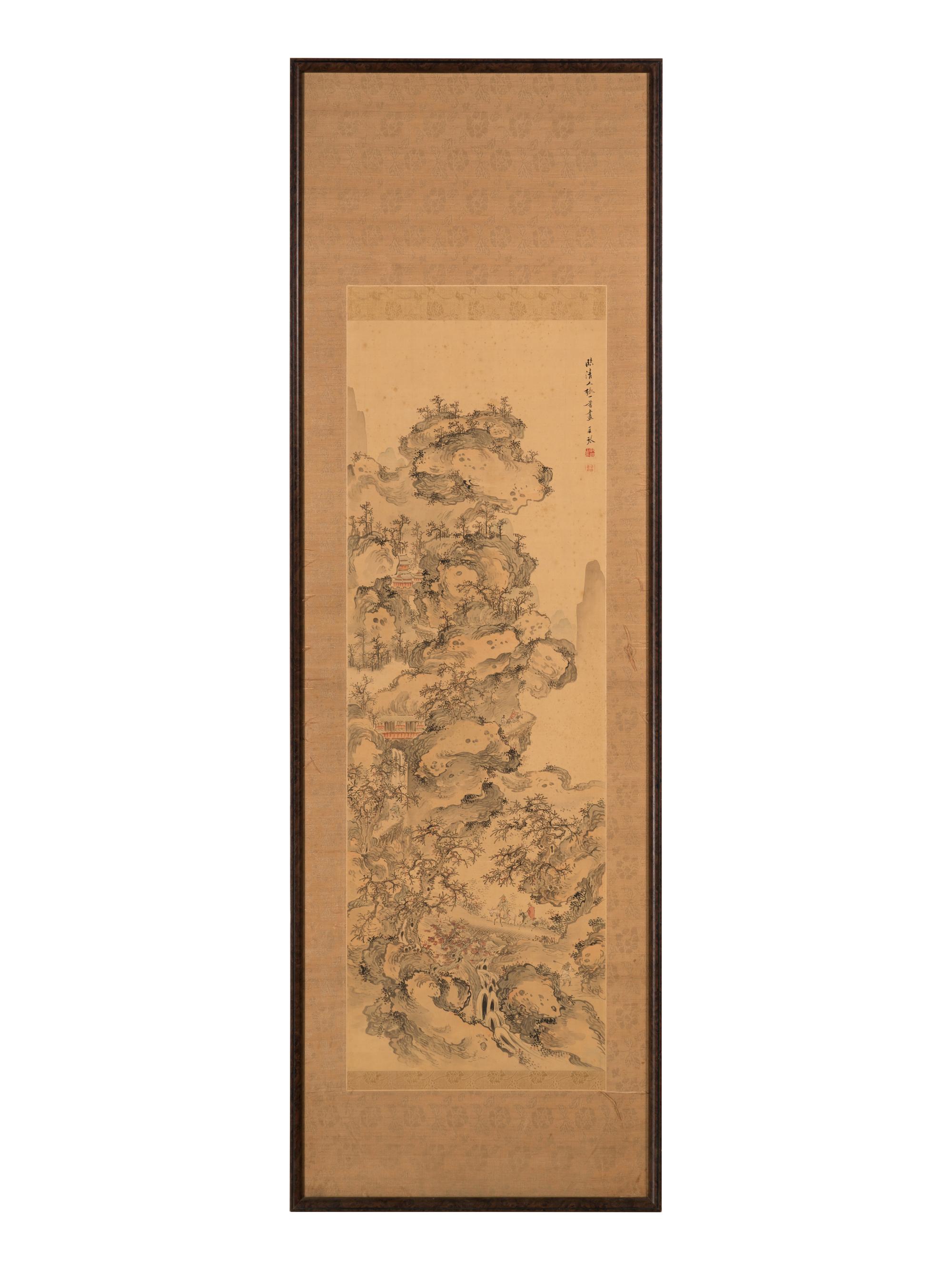 A Chinese Landscape Painting, 20th Century 佚名 臨清人山水圖