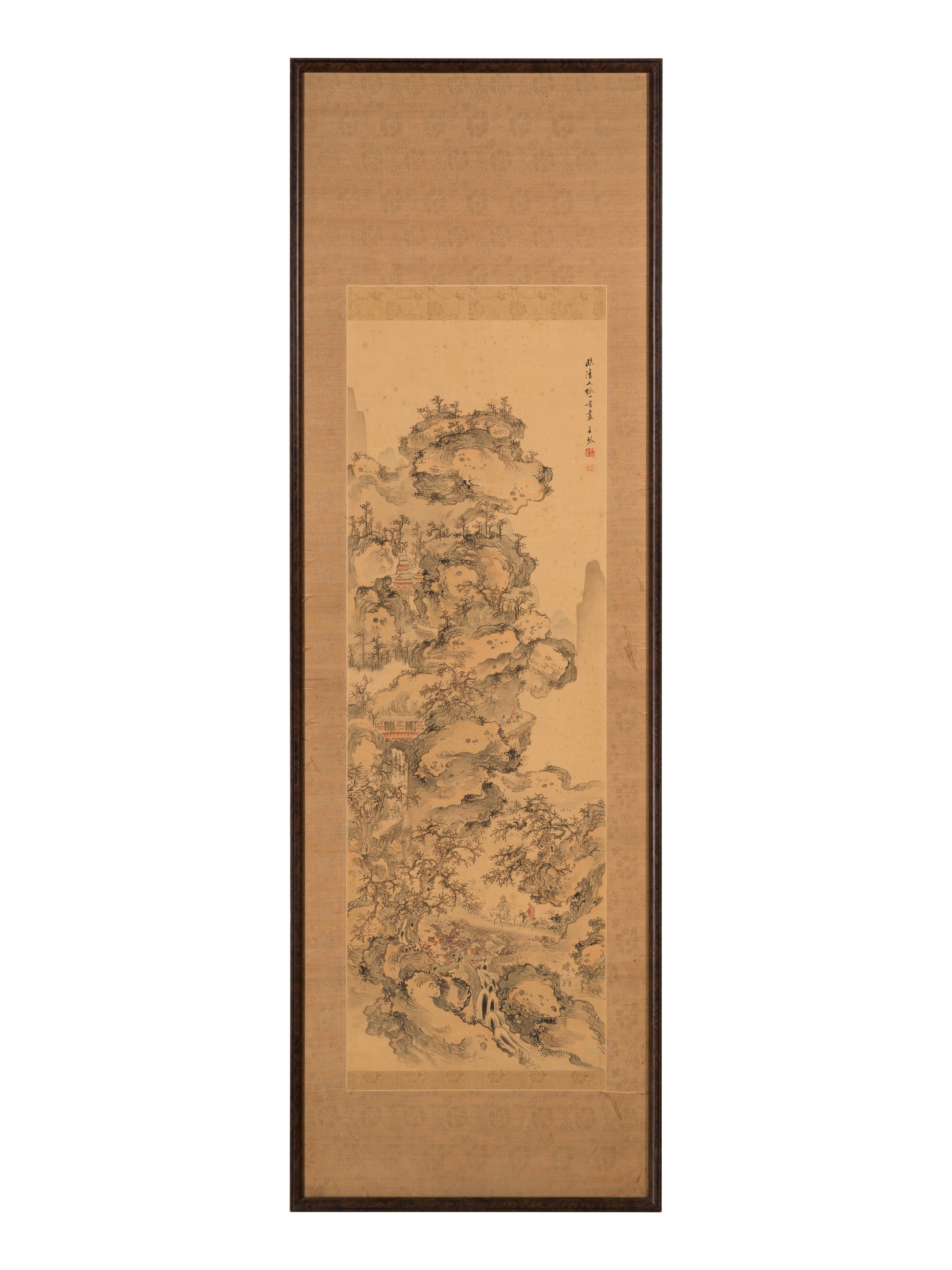 A Chinese Landscape Painting, 20th Century 佚名 臨清人山水圖