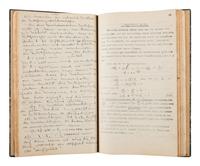 BORN, Max. (1882-1970) Mimeograph typescript, completed in manuscript, of lectures in physics: "Theorie der Wärme Vorlesung im Sommer-Semester 1922." --"Vorlesung Ueber Theoretische Optik. Winter-Semester 1922." University of Göttingen, 1921-1922.