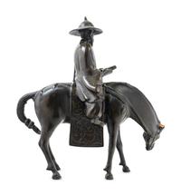 A Japanese Cast Metal Figural Group