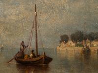 Venetian Fishing Boats off San Nicoletto, Near Venice