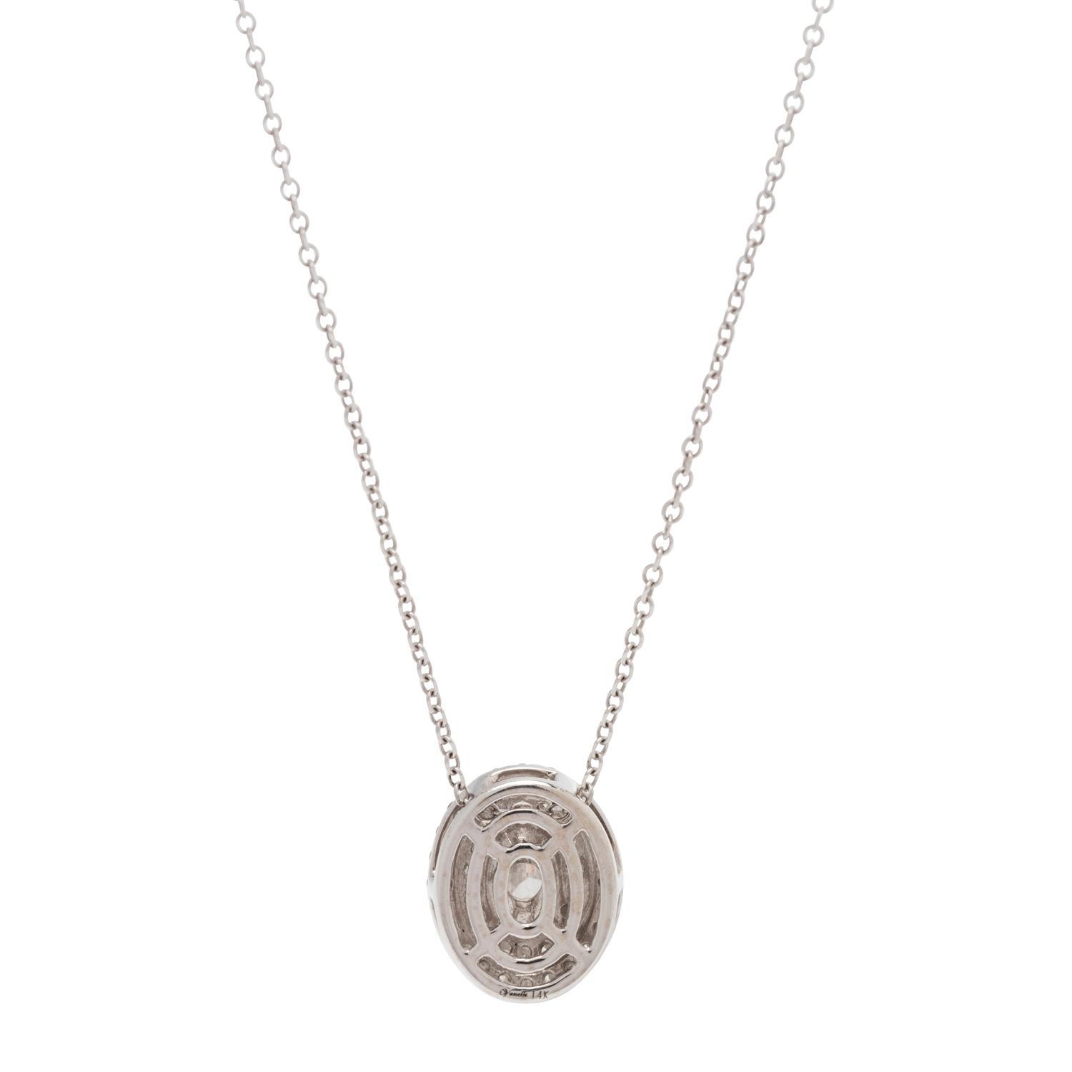 DIAMOND SLIDE PENDANT/NECKLACE