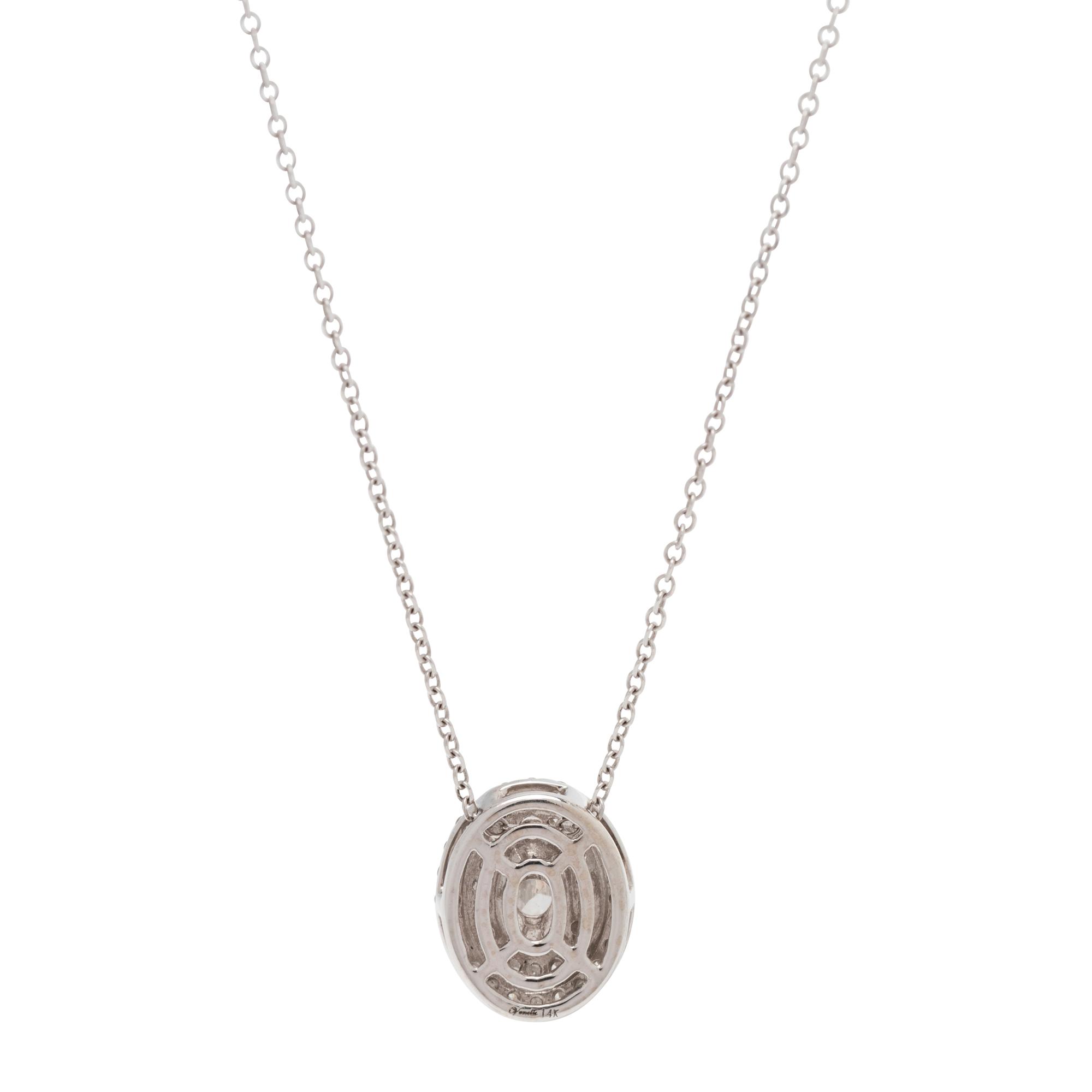 DIAMOND SLIDE PENDANT/NECKLACE