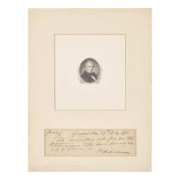 [Presidential] Harrison, William Henry. Manuscript Document, signed
