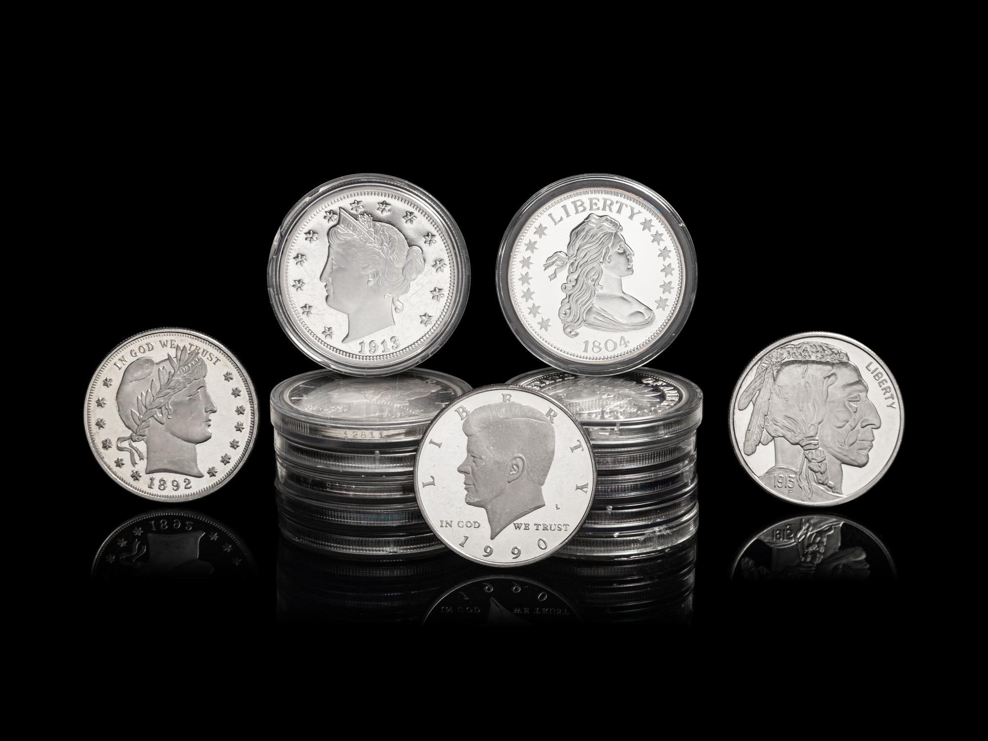 [PRIVATE ISSUE] Fifteen 2-Troy Oz. Silver Rounds