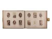 [EARLY PHOTO] English album presented to Capt. Bradley cont. 140+ photos, incl. military subjects.