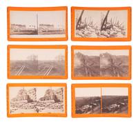 [CIVIL WAR]. A group of 23 stereoviews featuring significant locations and events throughout the war. Hartford, CT: Taylor & Huntington, ca 1890s.