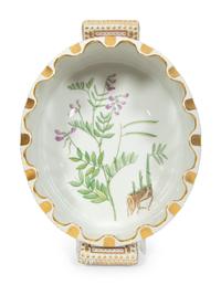 A Royal Copenhagen Flora Danica Porcelain Monteith