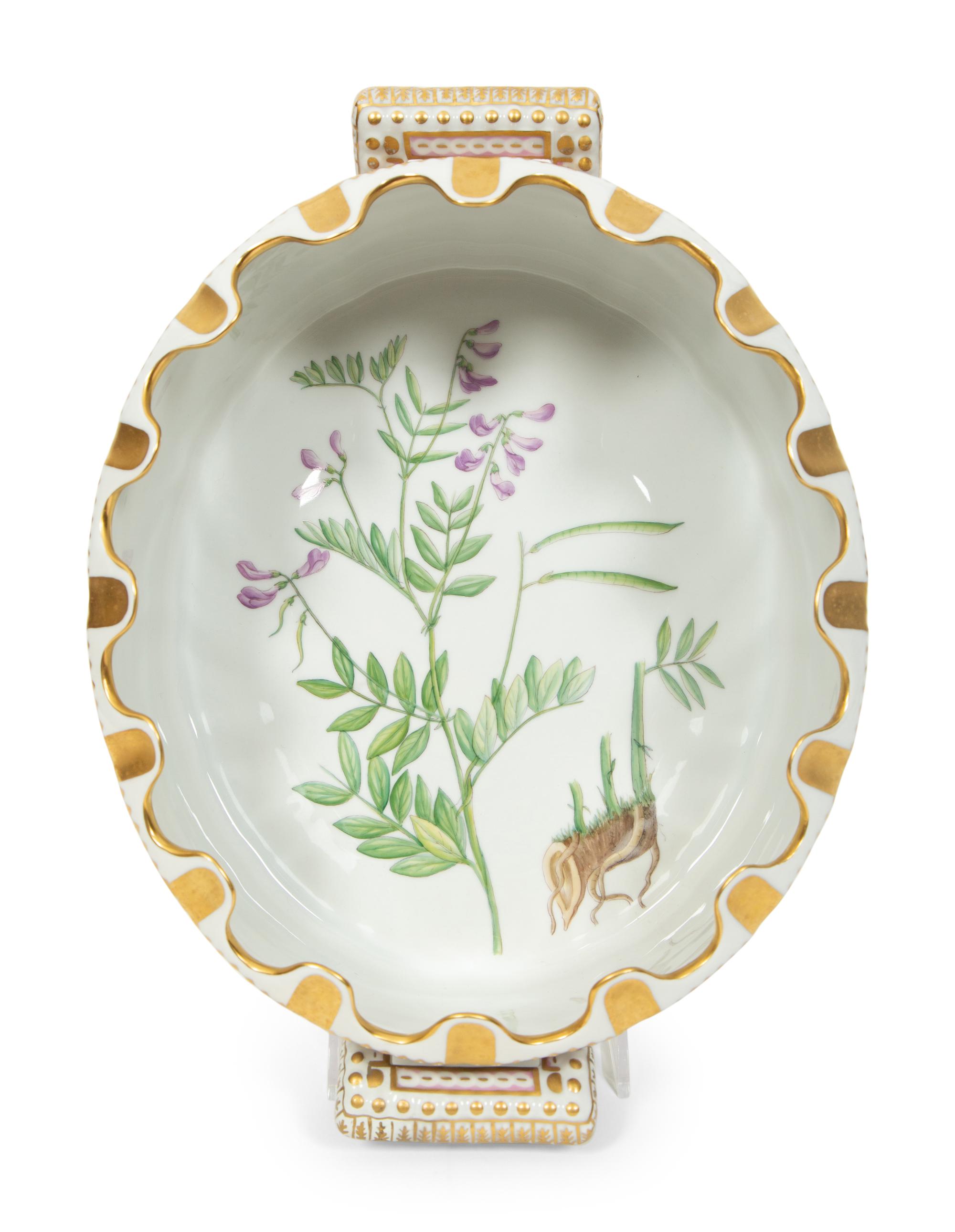 A Royal Copenhagen Flora Danica Porcelain Monteith