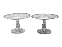 A Pair of Tiffany and Co. Silver Tazza