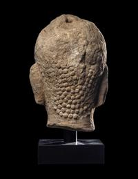 An Ayutthaya Thai Limestone Head of Buddha