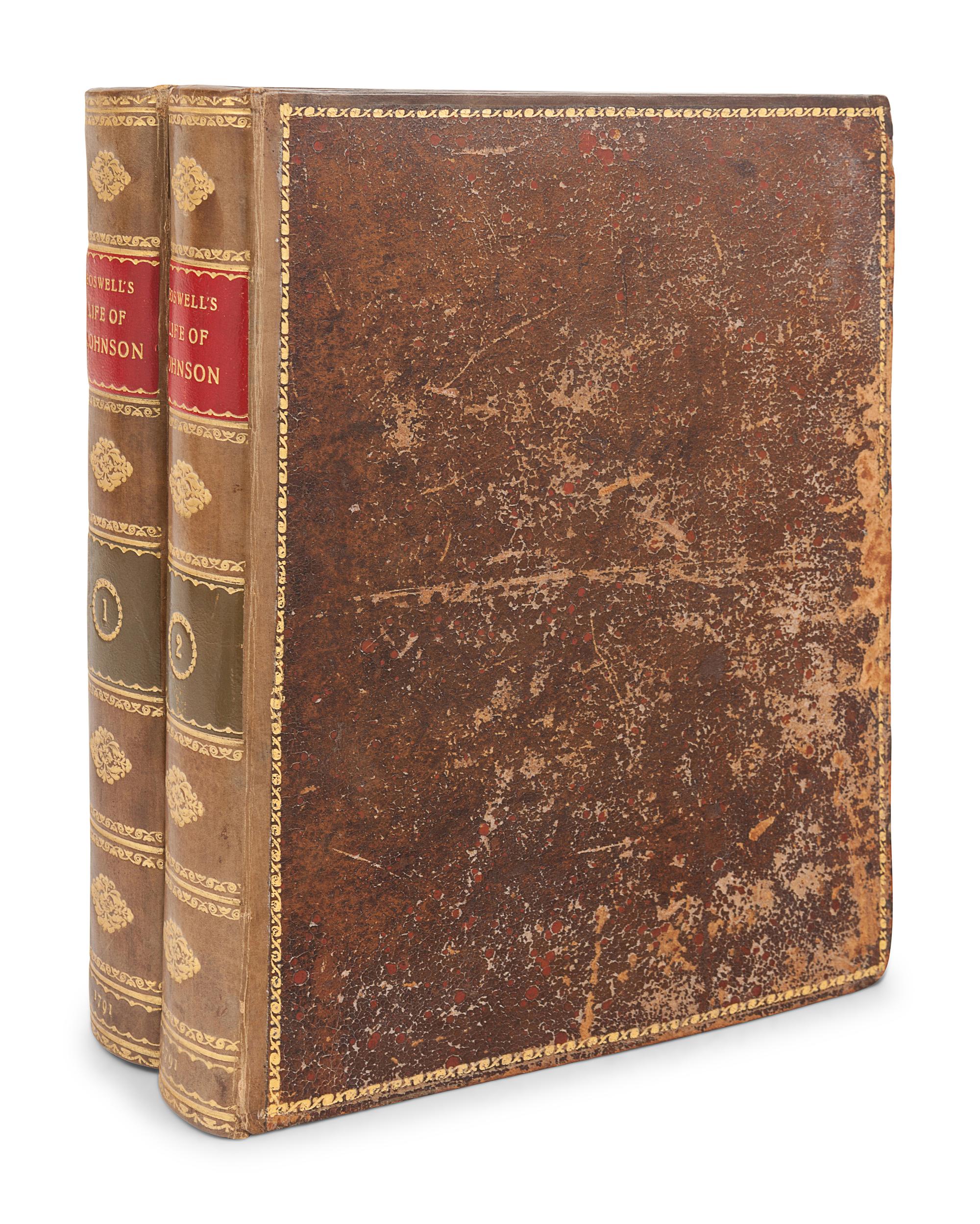 BOSWELL, James (1740-1795). The Life of Samuel Johnson . London: Henry Baldwin for Charles Dilly, 1791.