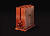 A huanghuali, huamu and mixed hardwoods travelling cabinet 黃花梨樺木及硬木箱