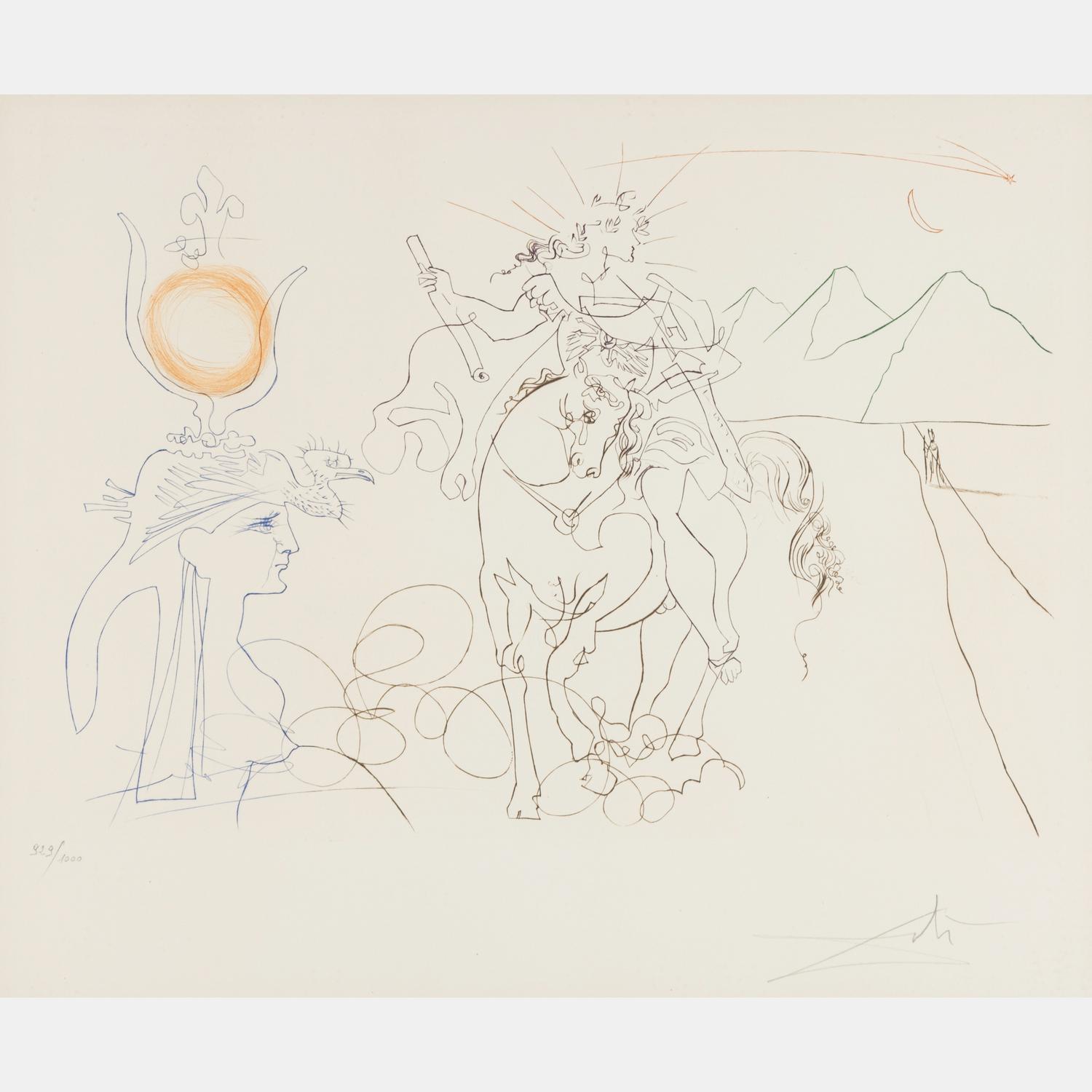 Caesar and Cleopatra (Field 73-3-F) (from Les Amours Celebres ), 1972