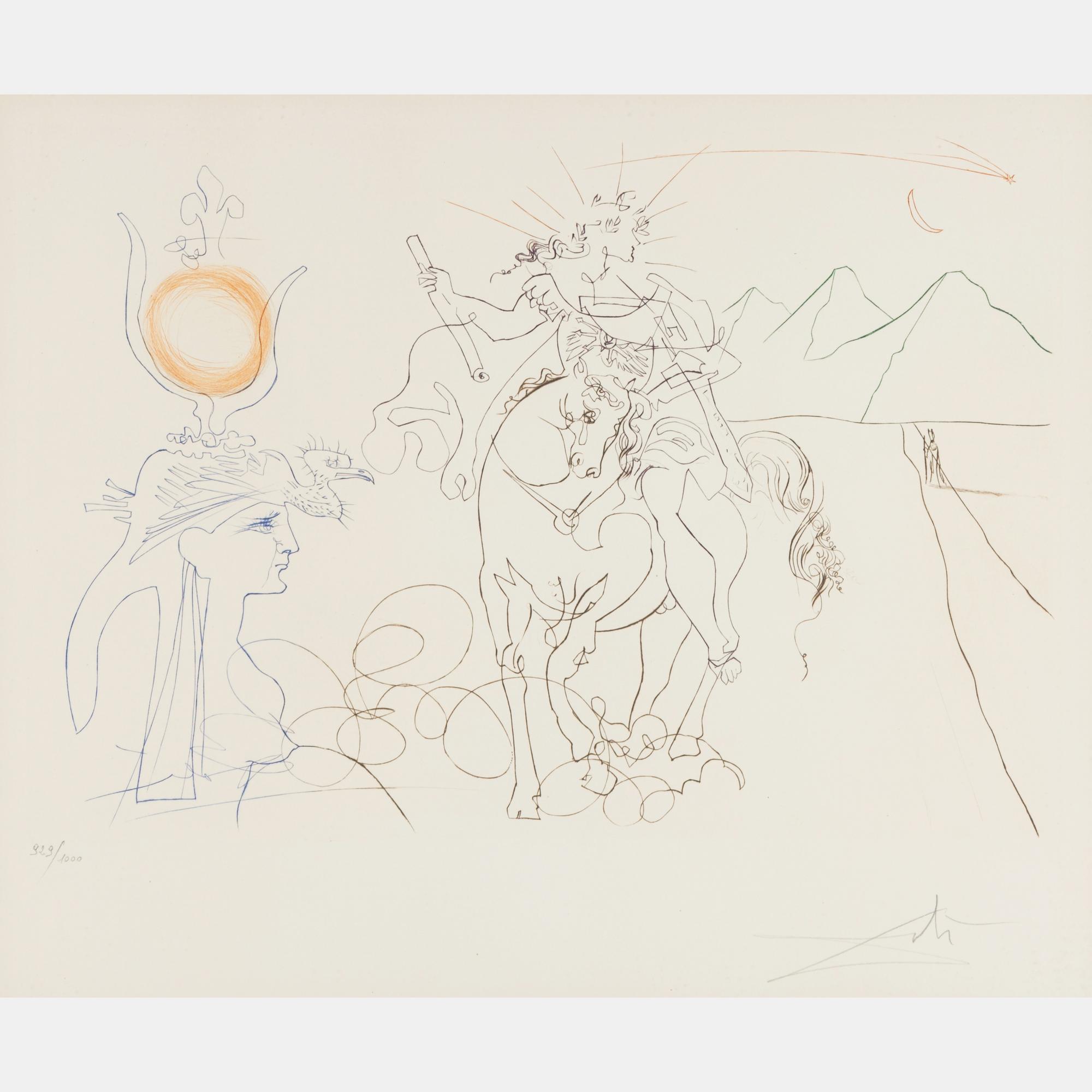 Caesar and Cleopatra (Field 73-3-F) (from Les Amours Celebres ), 1972