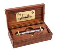 An Omas Guglilemo Marconi Limited Edition Silver Fountain Pen