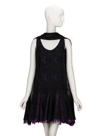 Carven Haute Couture, Layered Cocktail Dress & Matching Wrap