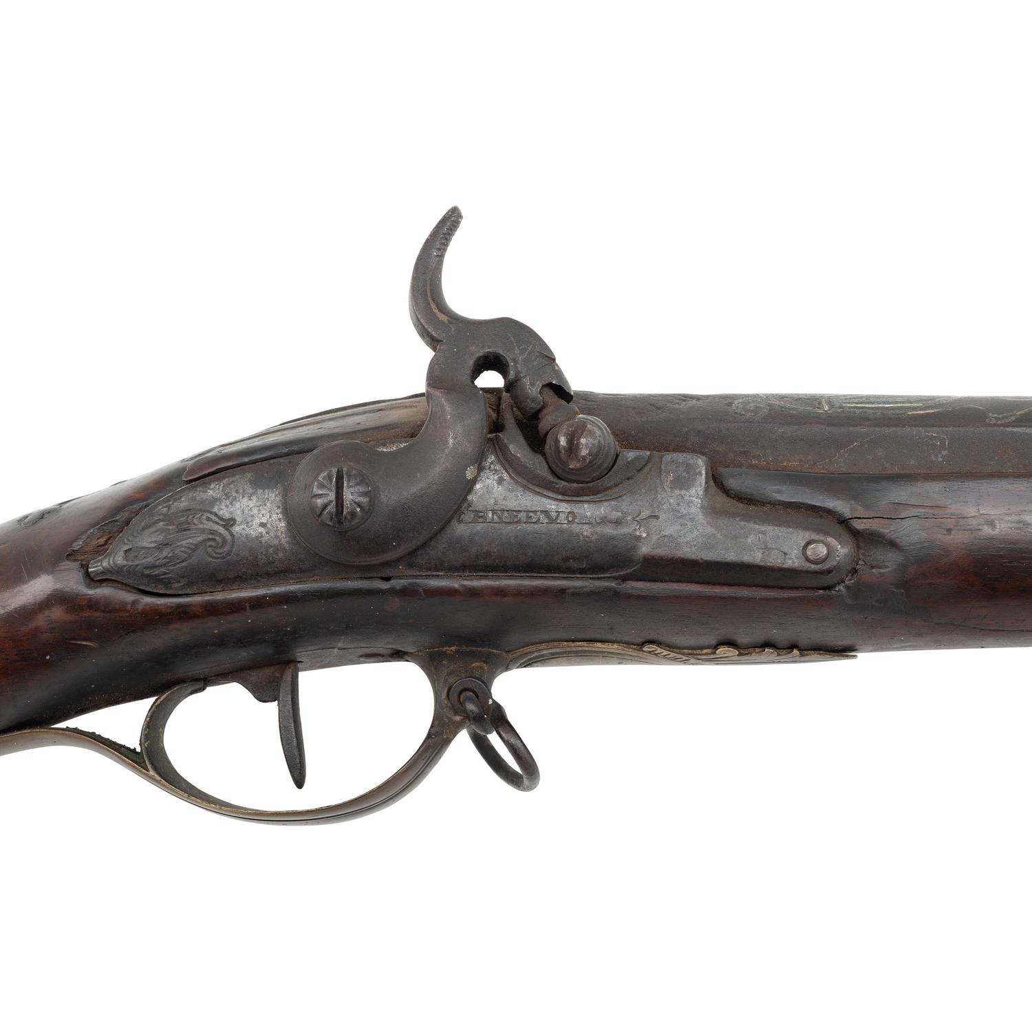 Late 18th Century Germanic Fusil by Schneevoigt Altered to Percussion