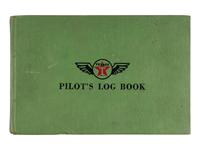 ALDRIN, Edwin E. "Buzz" (b. 1930). Korean War pilot's log book. 1953